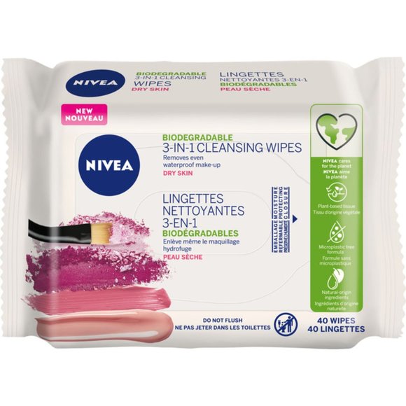 Nivea Micellar Water & Face Cleansing Wipes - Picture 2 of 5